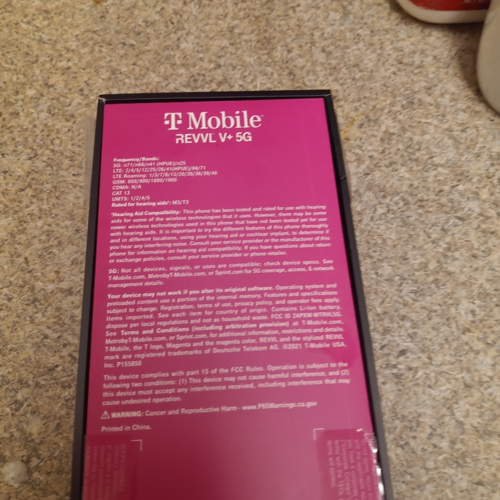 A T-Mobile rebel plus 5G 64 gigs